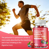 yirgnzu Potassium Gummies 1500mg natural mixed berry flavour