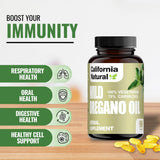 YISHIDA Oregano Oil Vegetarian Capsules close-up