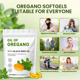YKJHCSL Oregano Oil Softgels 6000mg packaging