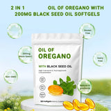 YKJHCSL Oregano Oil Softgels 6000mg side view