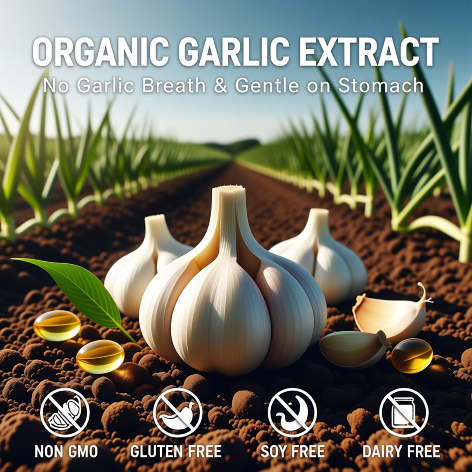 YLOTRE Aged Garlic Extract Capsules ingredients list