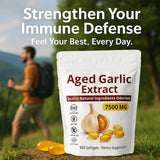 YLOTRE Aged Garlic Extract Capsules opened bottle