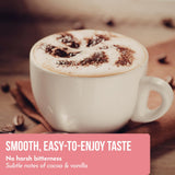 Ylva Blends Instant Mushroom Coffee in a cup