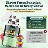 YLVARIN THORIA Saw Palmetto Gummies bottle with label