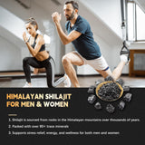 YMINGKJ Shilajit Capsules showing capsule size