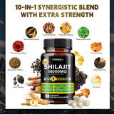 YMINGKJ Shilajit Capsules side view with label