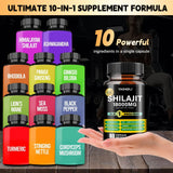 YMINGKJ Shilajit Capsules with measuring spoon