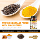 YMINGKJ Turmeric Complex Capsules with measuring spoon