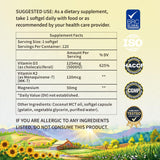 YMINGKJ Vitamin D3 & K2 softgels bottle with label