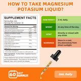 Ynlljmdw Magnesium Potassium Liquid Drops 60ml nutritional information