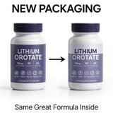 YOCMIPS Lithium Orotate Capsules side view showing capsule size