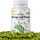 Yokaba Moringa Capsules 250 Count front view
