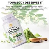 Yokaba Moringa Capsules in a kitchen setting