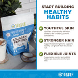 Yonder Collagen Peptides with coffee and tea
