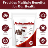 Yoqpoe Astaxanthin 12mg softgel supplement packaging
