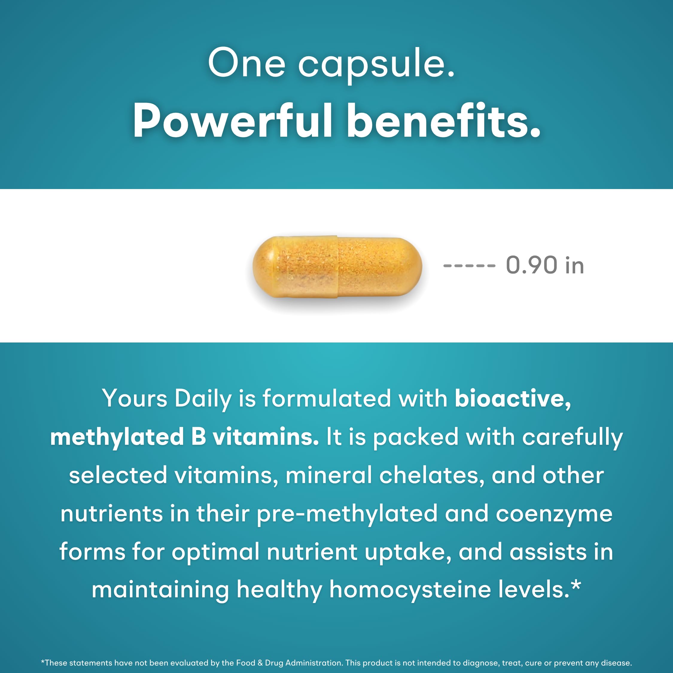 You Vites Methylated Multivitamin on a wooden table