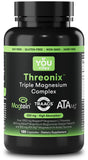 You Vites Threonix Triple Magnesium Complex front view with 120 vegetarian capsules