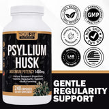 YouFit Nutrition Psyllium Husk Capsules 280g packaging