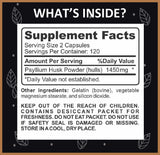 YouFit Nutrition Psyllium Husk Capsules 280g side view