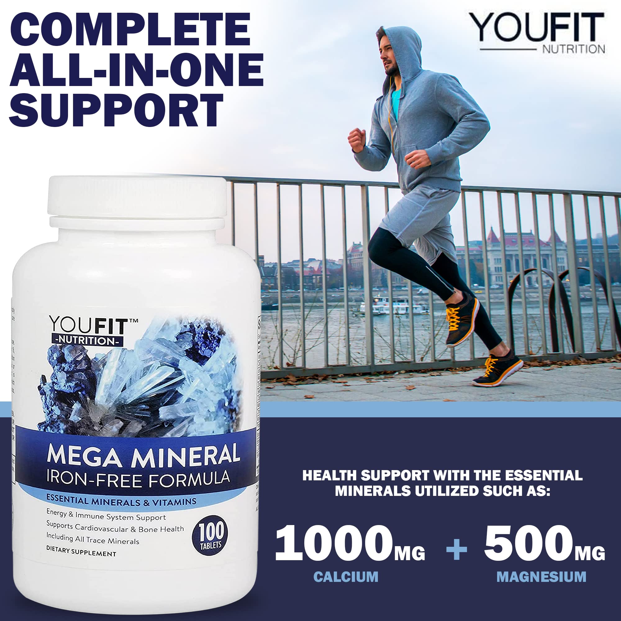 YouFit Nutrition Trace Minerals Supplement in a lifestyle setting