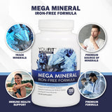 YouFit Nutrition Trace Minerals Supplement side view showing capsule size
