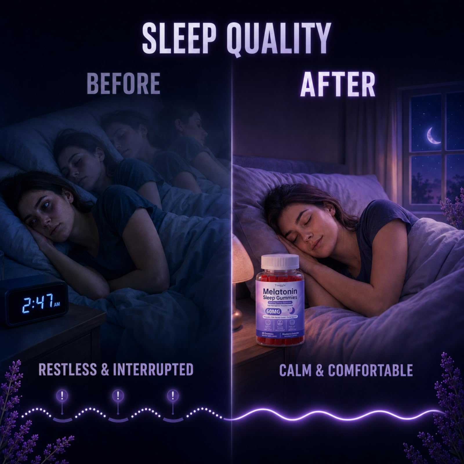 Youggle Melatonin Gummies ingredients list