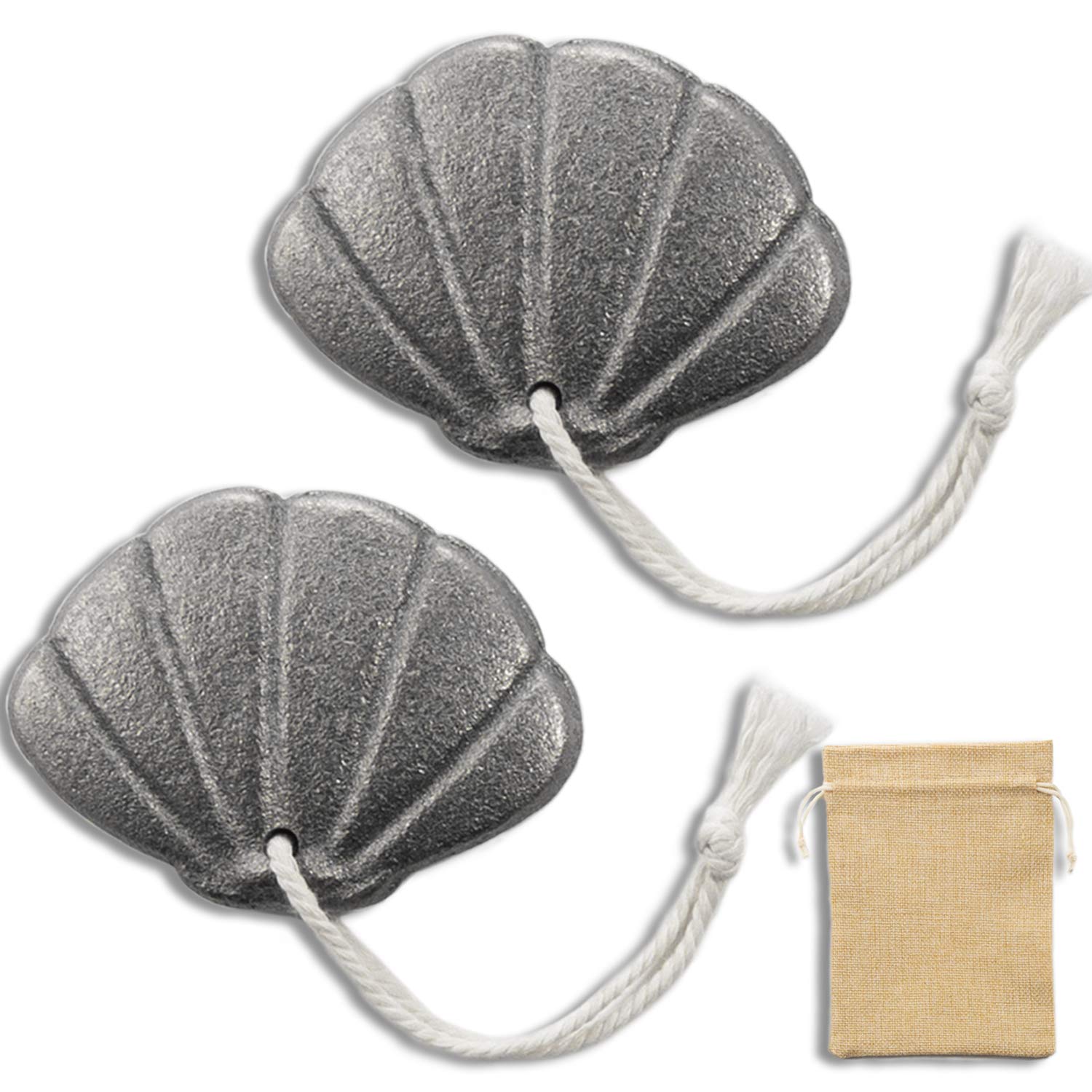 YOUIN Iron Seashell front view with natural iron finish