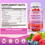 Youlikee Probiotic + Prebiotic Gummies packaging side view