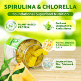 Youlikee Spirulina Chlorella Gummies in a bowl