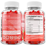 Youlikee Strawberry Gummies back view showing ingredients list