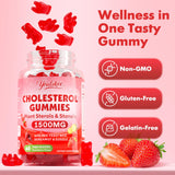 Youlikee Strawberry Gummies displayed with fresh strawberries