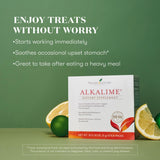 Young Living AlkaLime® Blend Supplement back view with ingredients list