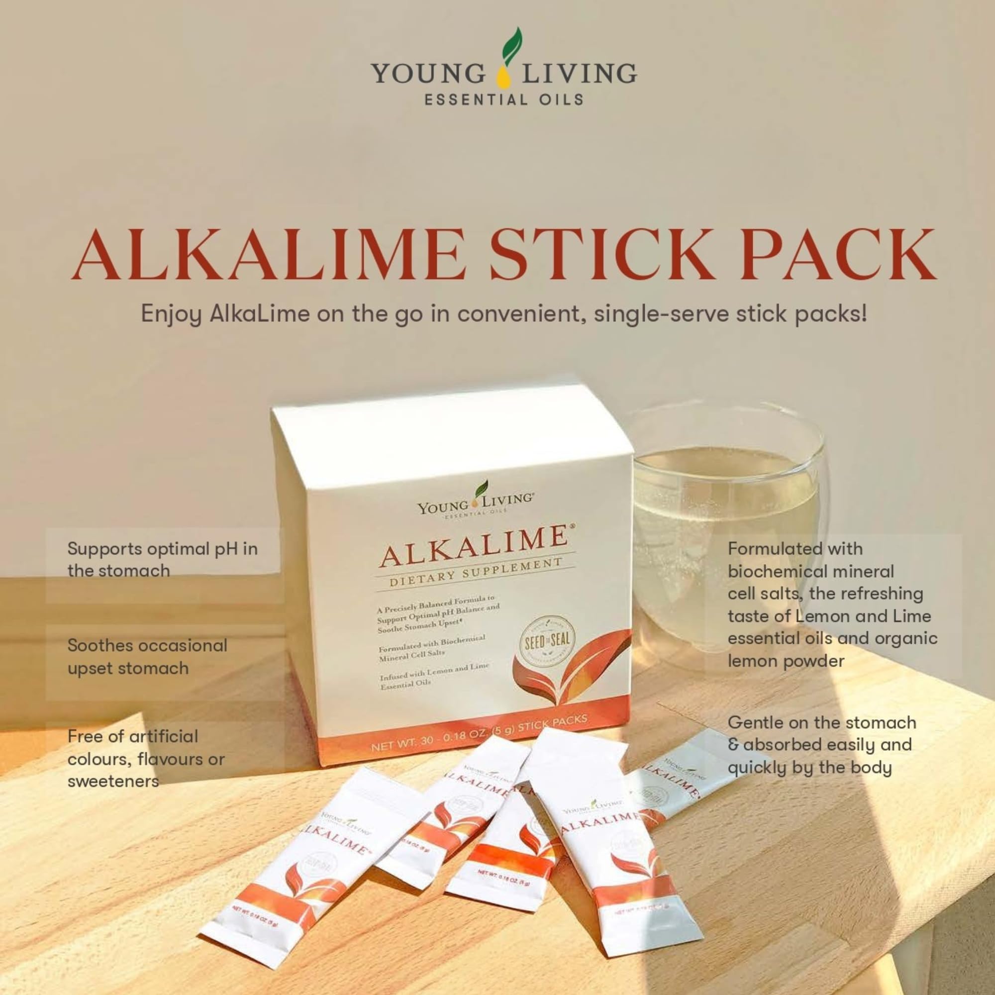 Young Living AlkaLime® Blend Supplement with lemon and lime oils