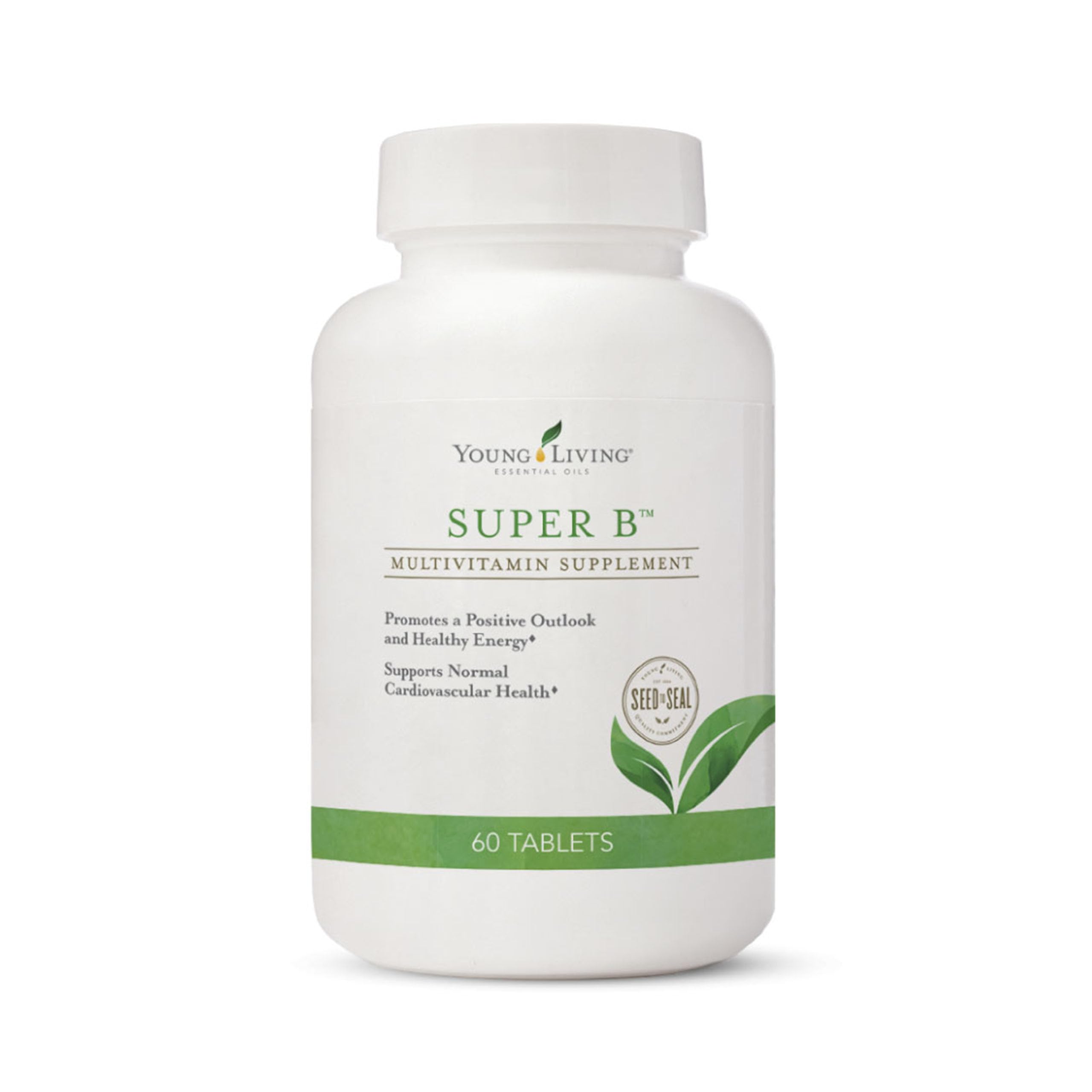 Young Living Super B Multivitamin Supplement 60 Capsules front view