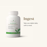 Young Living Super B Multivitamin Supplement side view