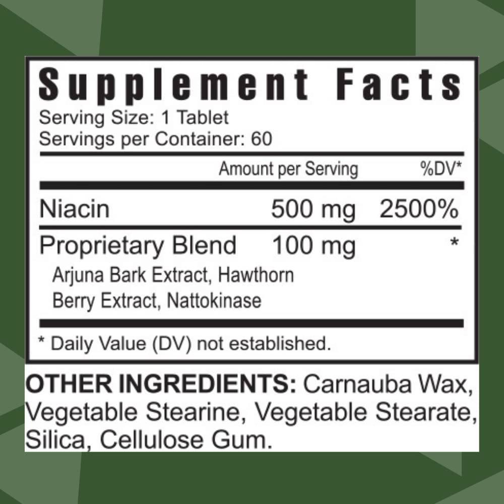 Youngevity B3 Niacin Supplement 59g side view