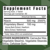 Youngevity B3 Niacin Supplement 59g side view