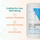 Youngevity Collagen Peptides Powder mixed in water