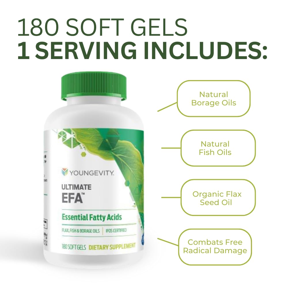 Youngevity Essential Fatty Acids 170g ingredients list