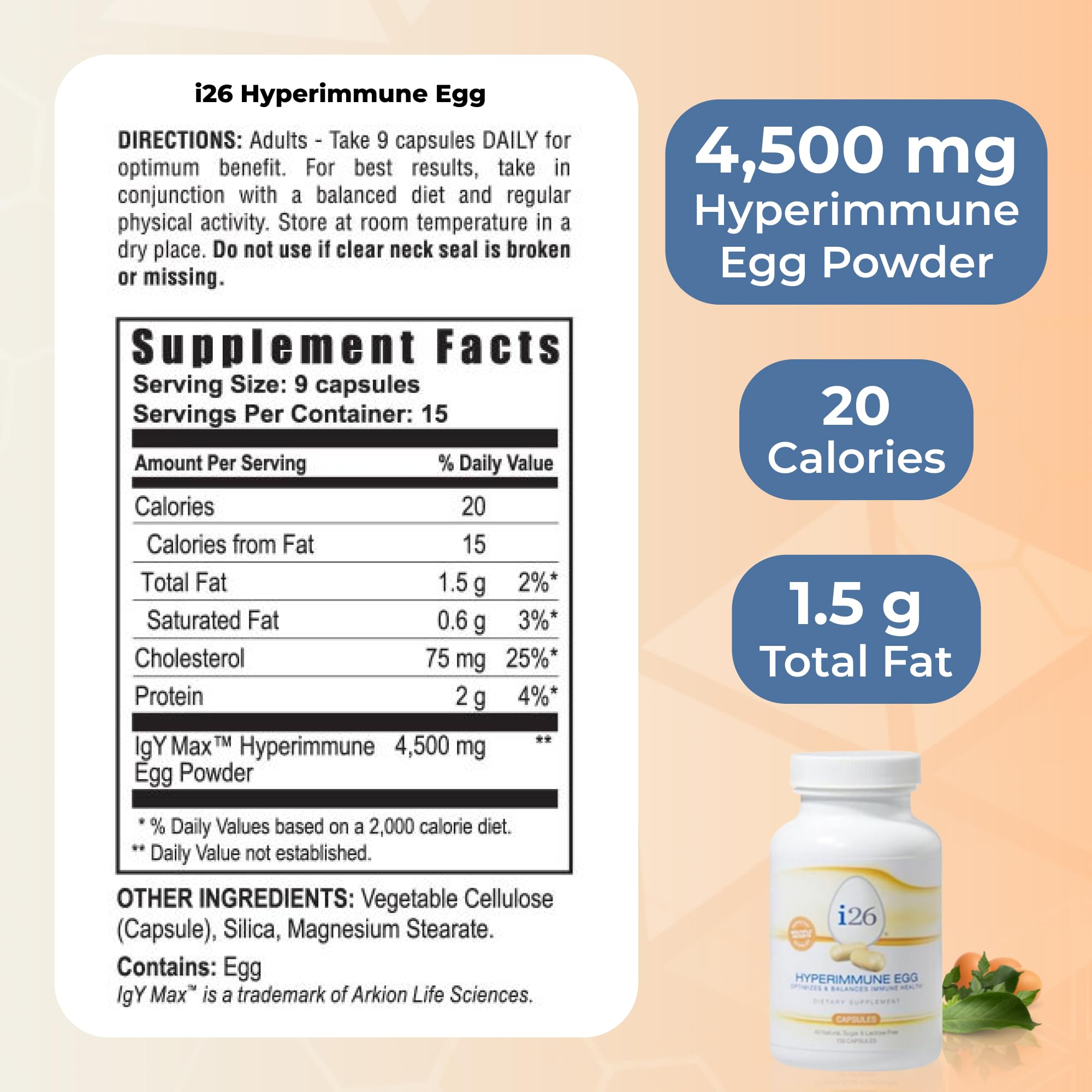 Youngevity i26 daily wellness Support Supplement 57g packaging