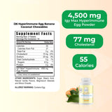 Youngevity i26 Hyperimmune Egg Chewables banana coconut flavour
