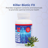 Youngevity Killer Biotic FX side view with ingredient details