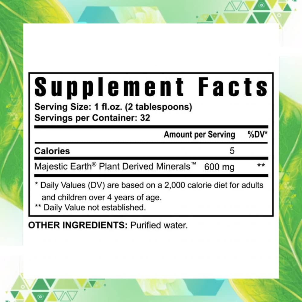 Youngevity Liquid Trace Minerals 998g bottle side view