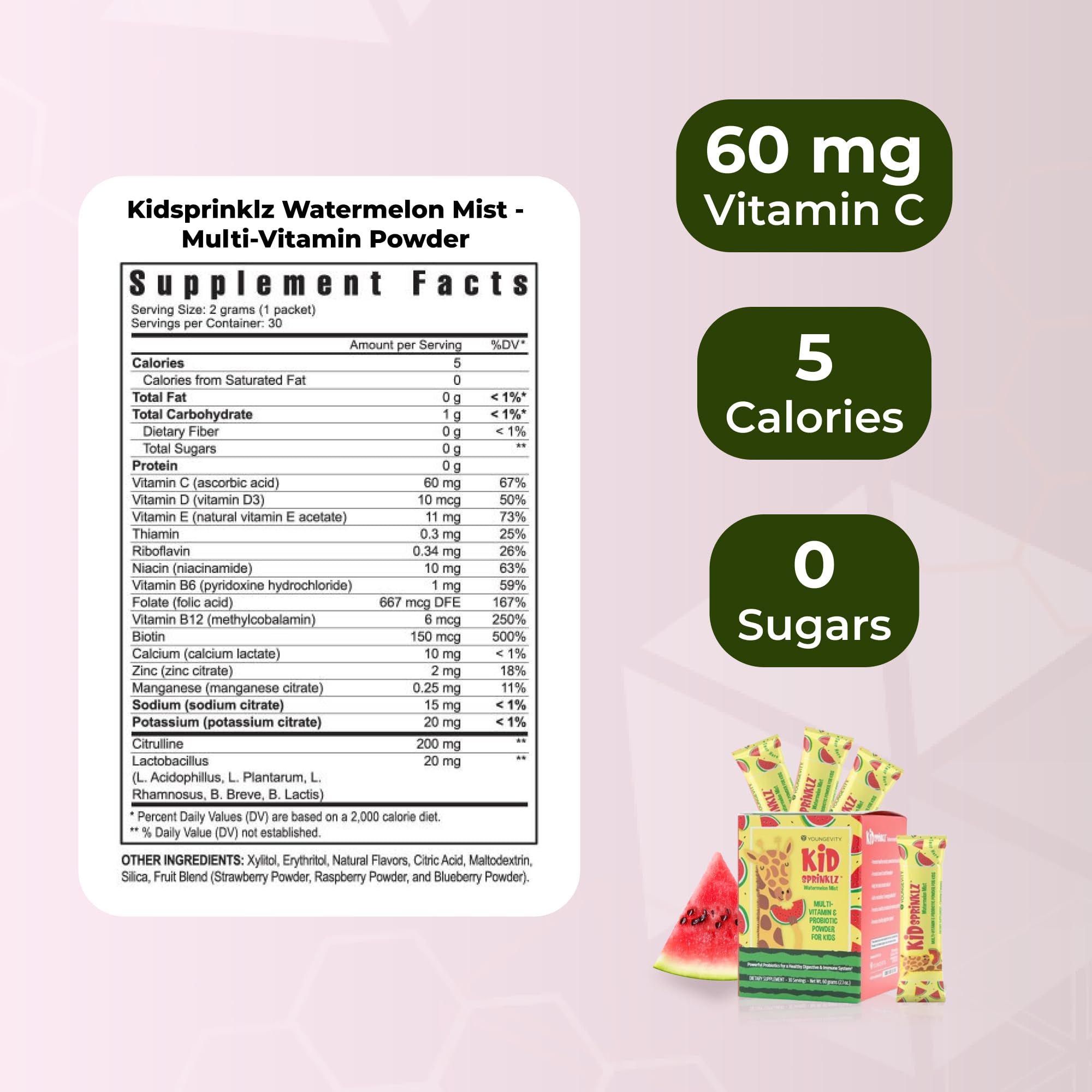 Youngevity Multivitamin Gummies side view