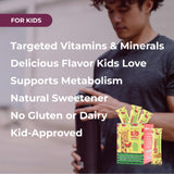 Youngevity Multivitamin Gummies with a child