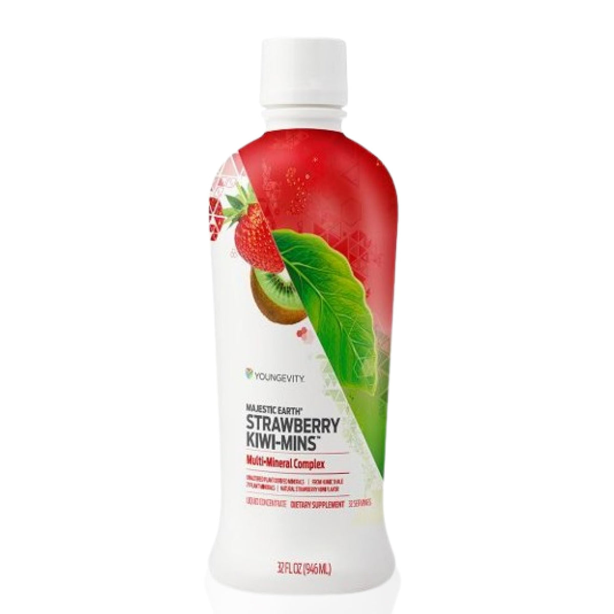 Youngevity Plant Derived Minerals Strawberry Kiwi liquid supplement front view