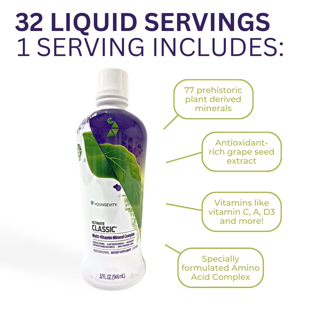 Youngevity Ultimate Classic Liquid Supplement packaging