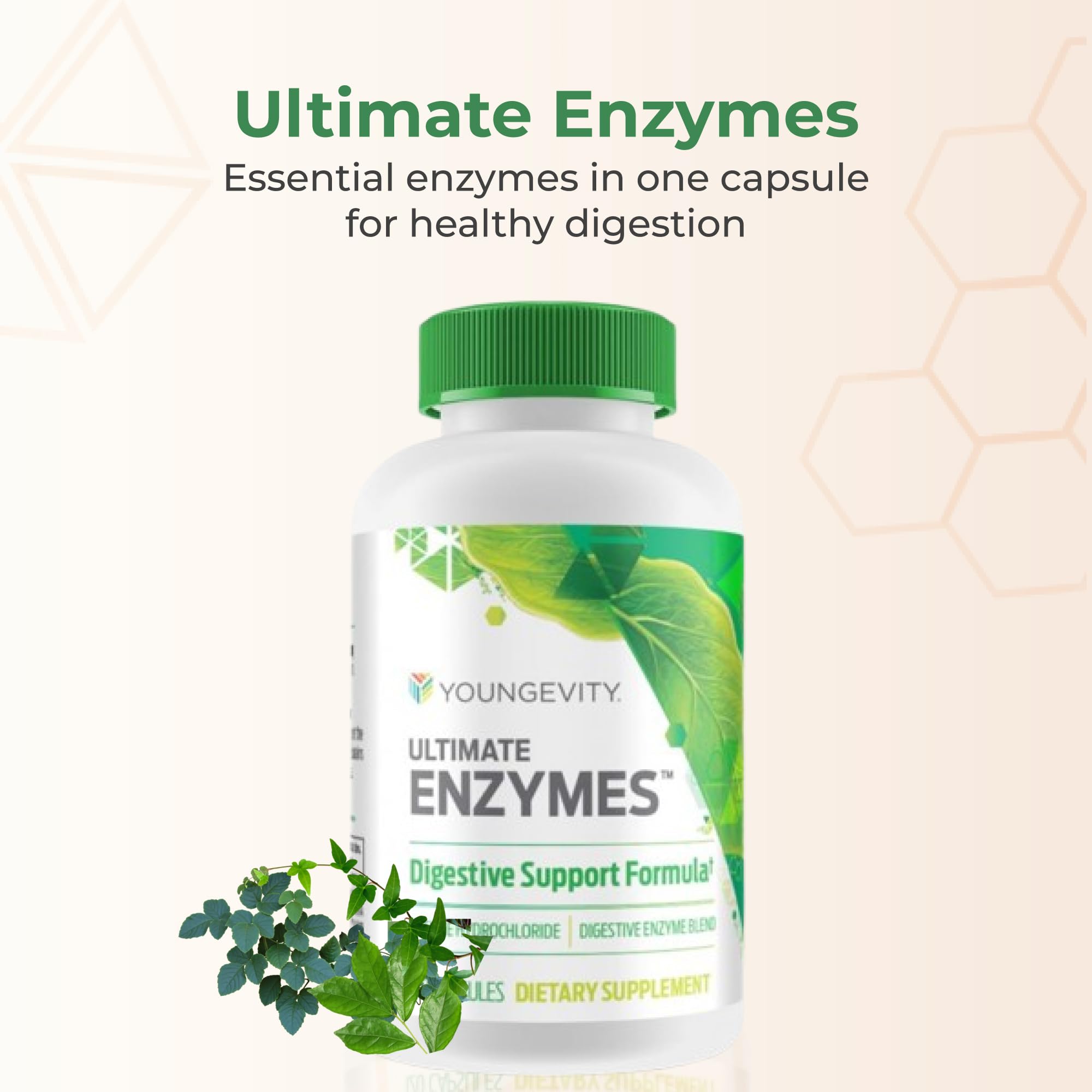 Youngevity Ultimate Enzymes 57g back view
