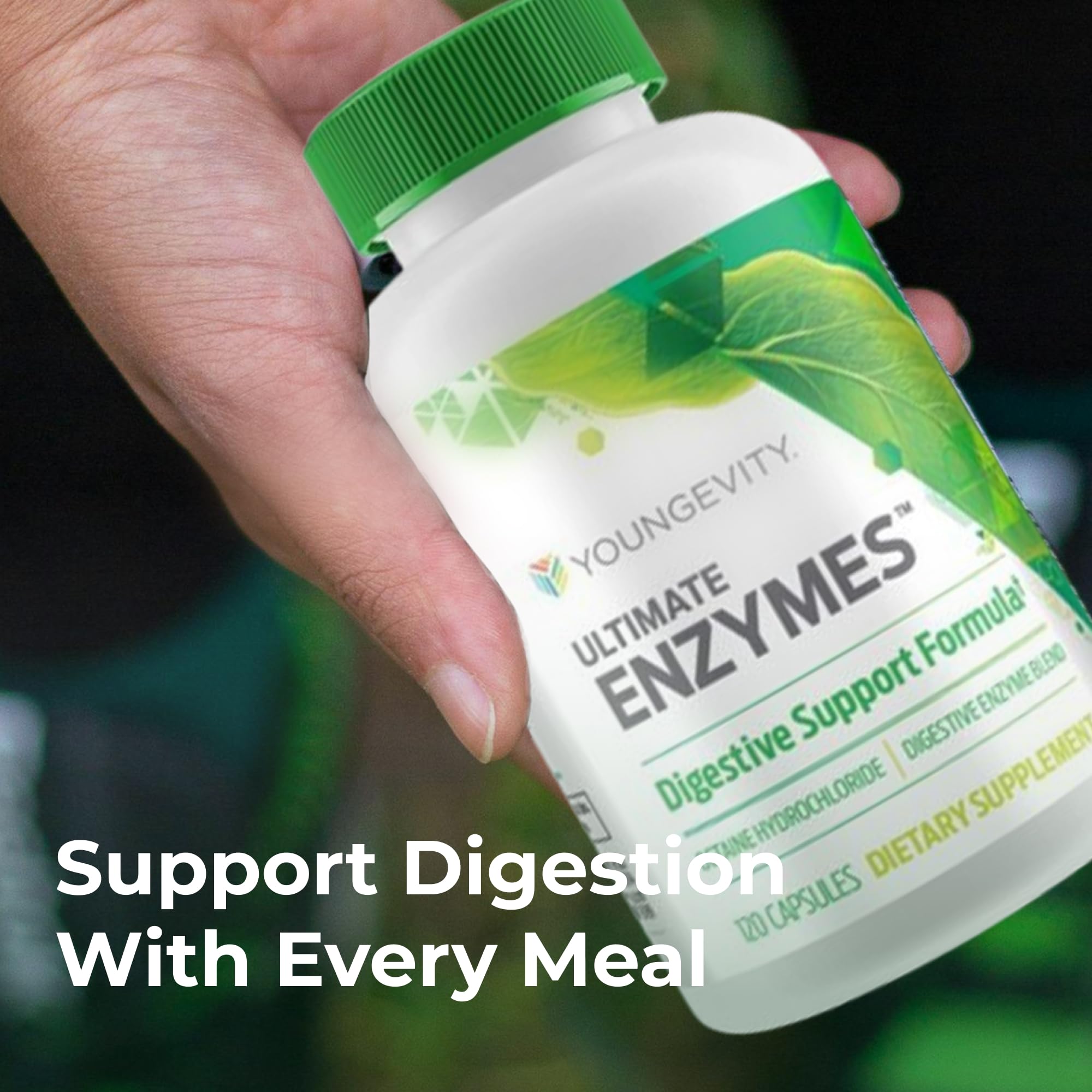 Youngevity Ultimate Enzymes 57g with other supplements