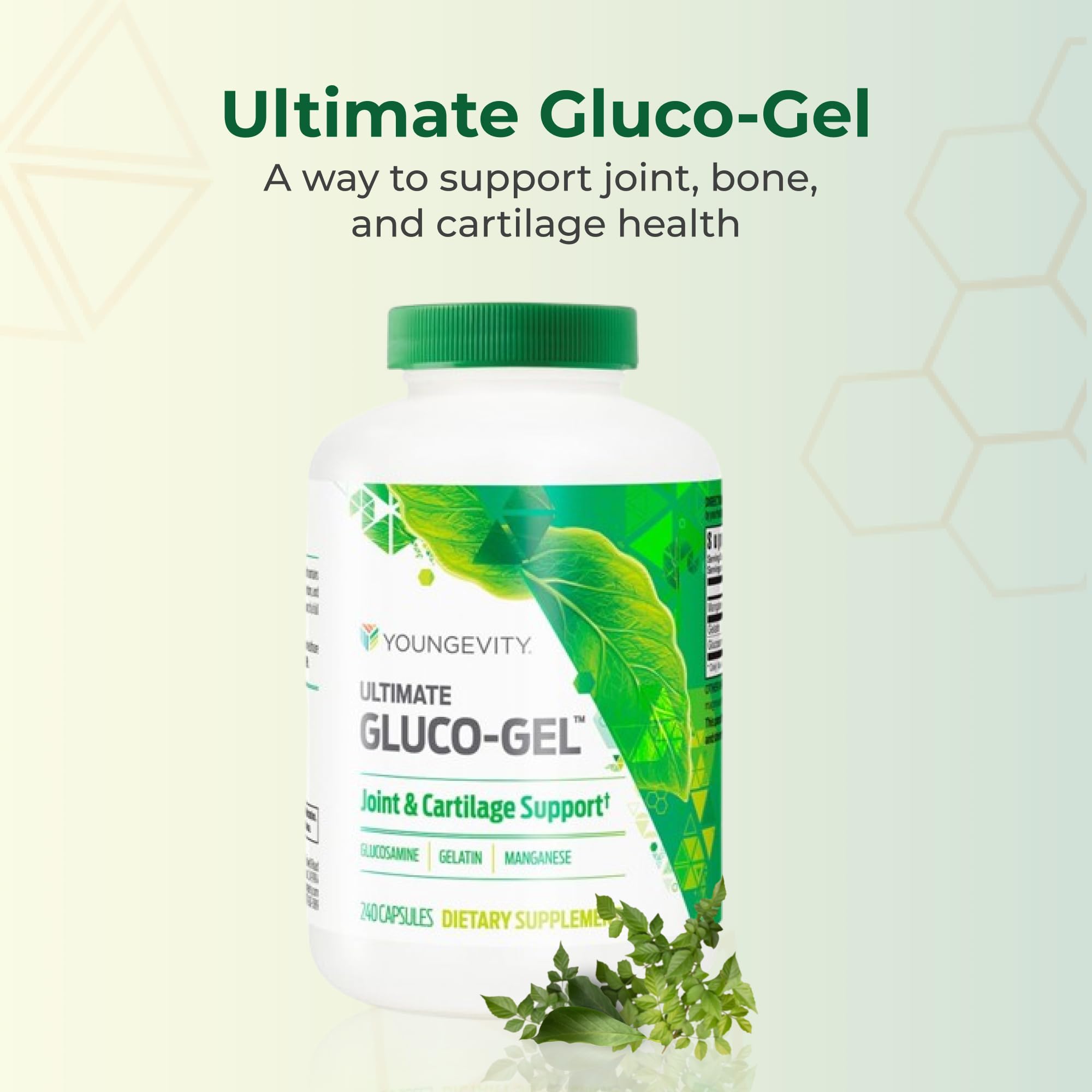 Youngevity Ultimate Gluco Gel capsule close-up